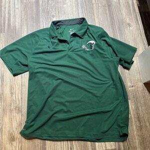 Nike Tulane Players Dark Green Polo Shirt
